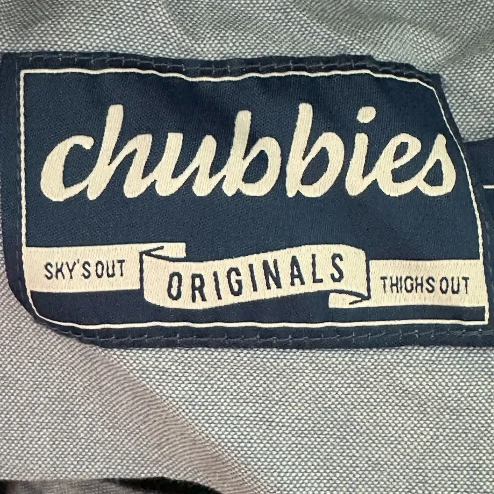 Chubbies Men’s Armada Casual Navy Blue Shorts 7” Seam Size 40